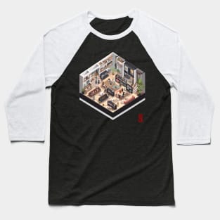 isometric Cat shop Baseball T-Shirt